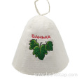 Traditional Wool Sauna Hat wool felt sauna hat